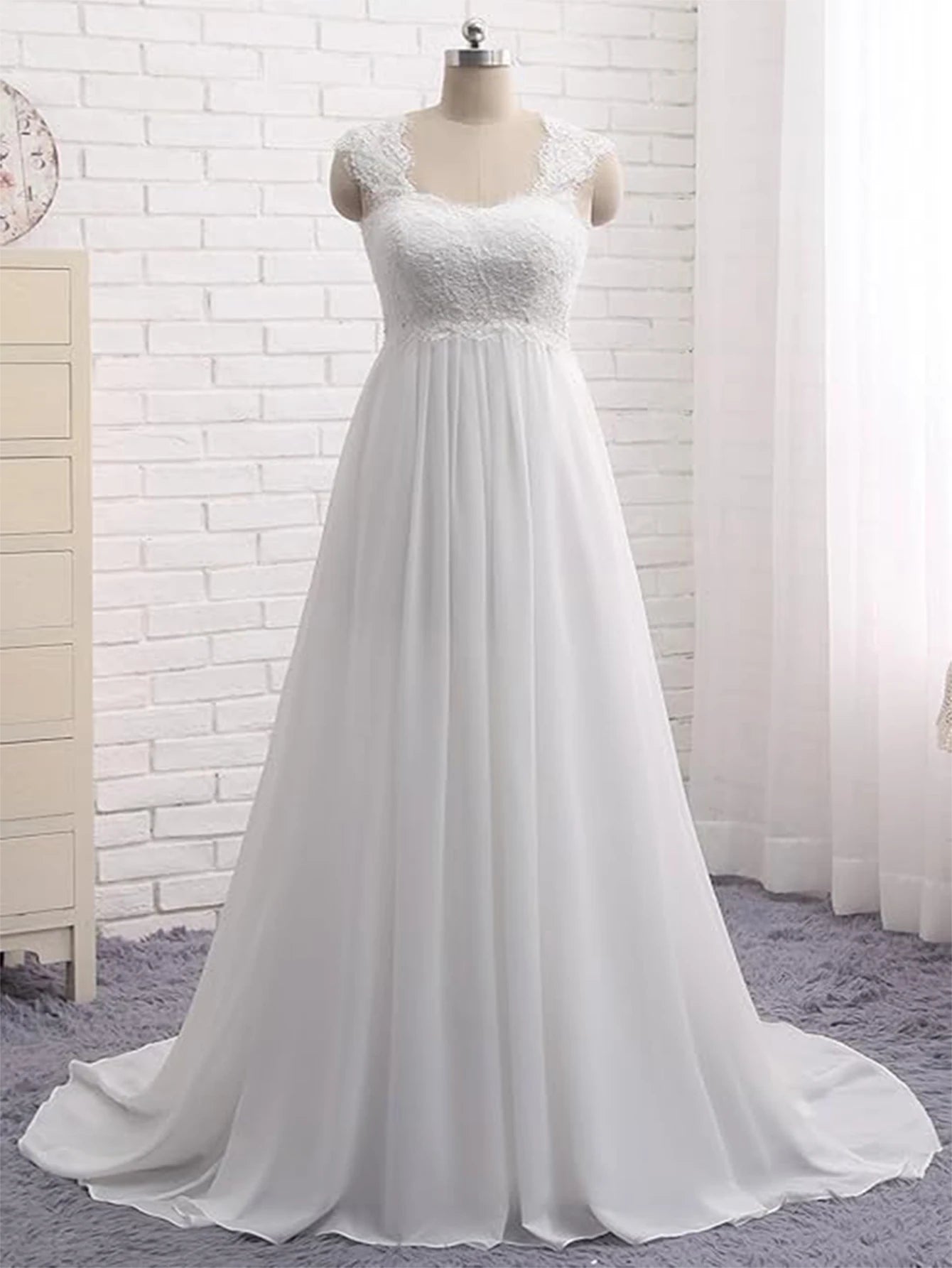 ChiaoLezhee Women's Strapless Floor-Length Prom Dress with Scarf, Asymmetrical Hem & High Slit