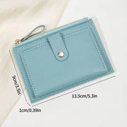 women's short card bag, ultra-thin