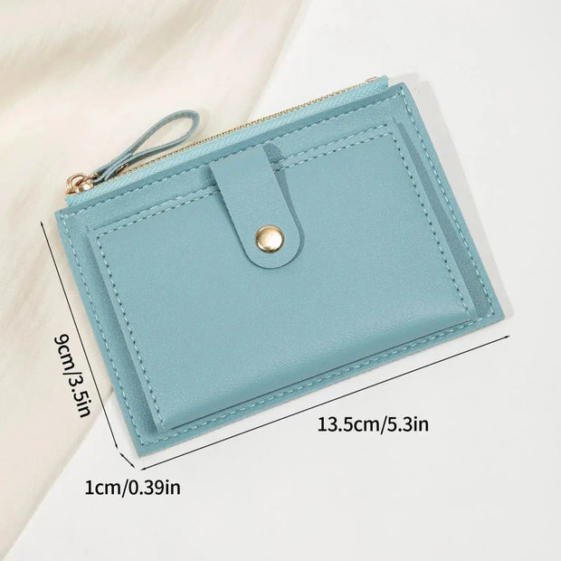 women's short card bag, ultra-thin