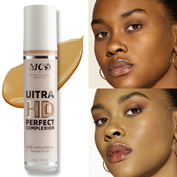 9 Shade Full Coverage Concealer Liquid Foundation