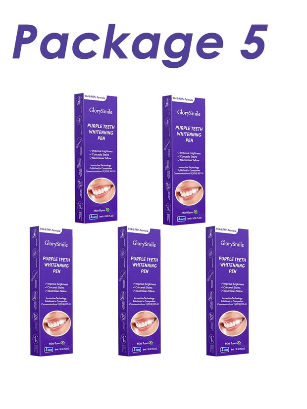 Purple Instant Teeth Whitening Pen