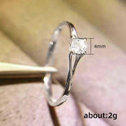 Cubic Zirconia Simple Elegant Female Finger Accessory