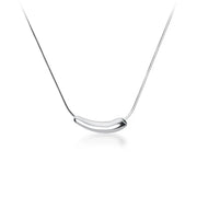Stainless Steel Tear Drop Necklace Waterdrop
