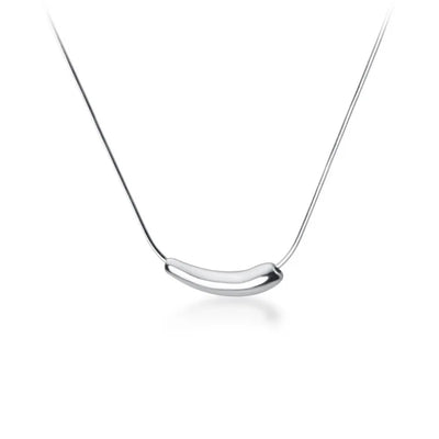 Stainless Steel Tear Drop Necklace Waterdrop