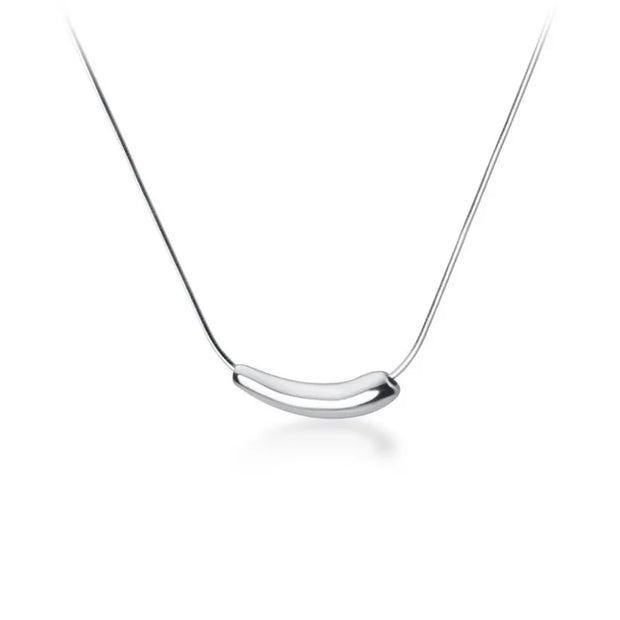 Stainless Steel Tear Drop Necklace Waterdrop