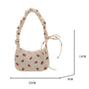 Women Small Underarm Bag Corduroy