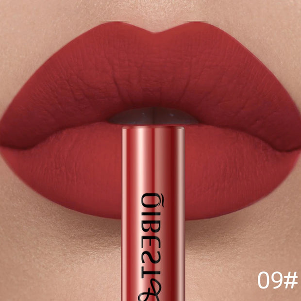 QIBEST Matte Liquid Lipstick Waterproof Long Lasting Velvet Lip Gloss