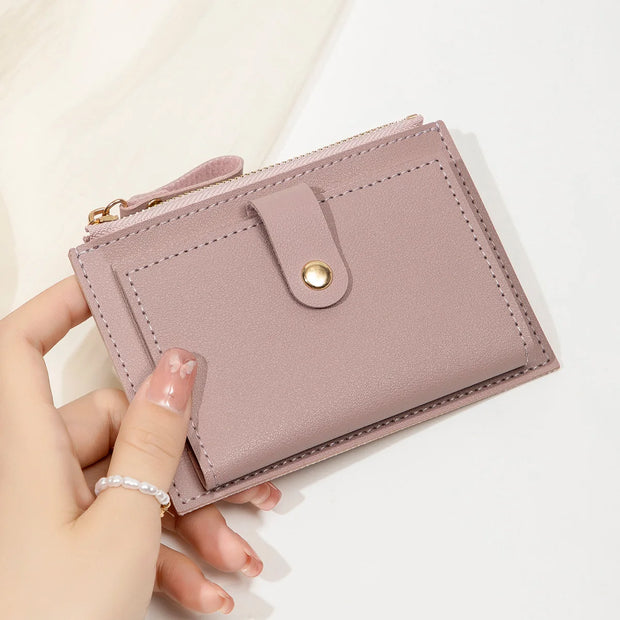 women's short card bag, ultra-thin