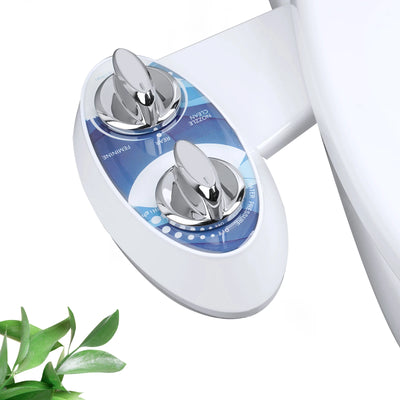 Dual Nozzle Bidet Attachment For Toilet