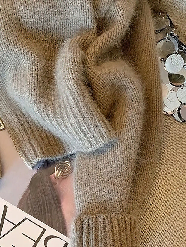 Nevettle Patchwork Zipper Cropped Cardigan