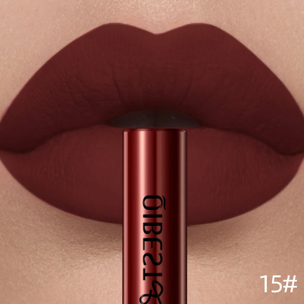 QIBEST Matte Liquid Lipstick Waterproof Long Lasting Velvet Lip Gloss