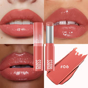 Waterproof Lipstick with Glass Mirror and Plumping Effect