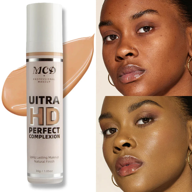 9 Shade Full Coverage Concealer Liquid Foundation