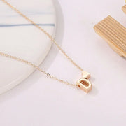SUMENG Fashion Tiny Heart Dainty Initial Necklace Gold Silver