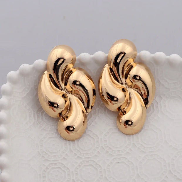 zhenshecai Exaggerate Big Drop Earrings