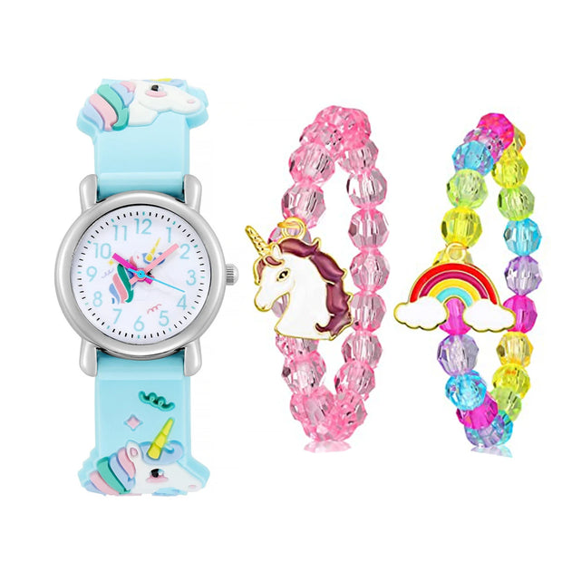 Unicorn Light up girl's Watch