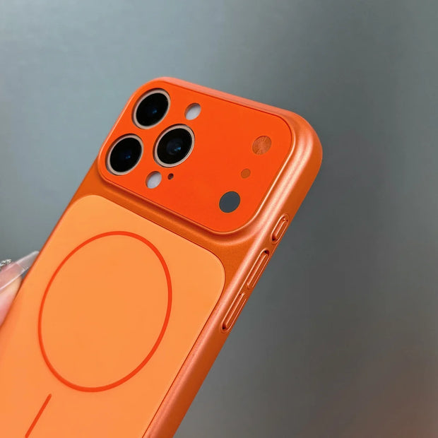 Matte Magnetic Glass Phone Case – Premium Protection for iPhone