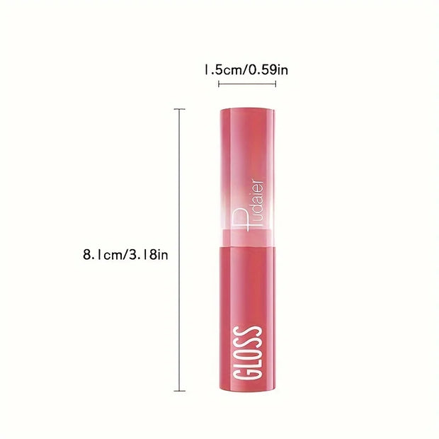 Waterproof Lipstick with Glass Mirror and Plumping Effect