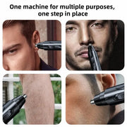 Black Electric Ear and Nose Hair Trimmer
