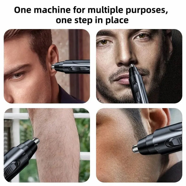 Black Electric Ear and Nose Hair Trimmer