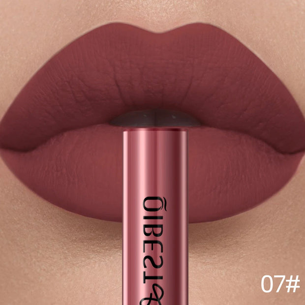 QIBEST Matte Liquid Lipstick Waterproof Long Lasting Velvet Lip Gloss