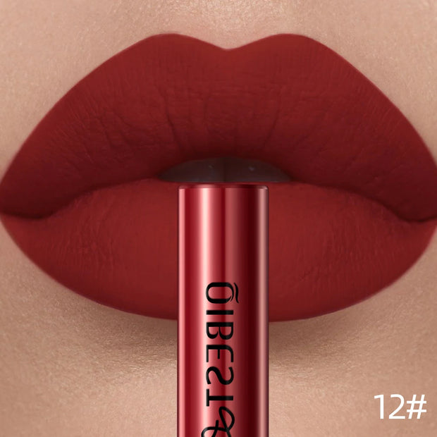 QIBEST Matte Liquid Lipstick Waterproof Long Lasting Velvet Lip Gloss